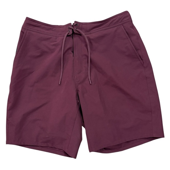 Ten Thousand The Foundation Short 8.5" Lined Maroon Size Large Elastic Waist Gym - Picture 7 of 7